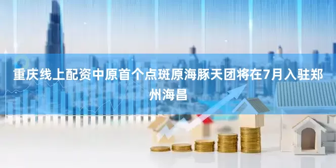 重庆线上配资中原首个点斑原海豚天团将在7月入驻郑州海昌